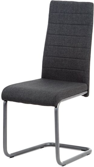 Autronic Jedilni stol, sivo blago, kovinski dim antracit DCL-400 GREY2
