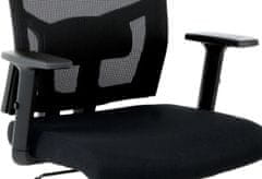 Autronic Pisarniški stol, tkanina črna, mehanizem za zibanje KA-B1012 BK