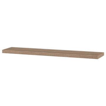 Autronic Stenska polica 120 cm, MDF, 3D hrastov dekor Sonoma, pakirano v zaščitno folijo P-002 SON1