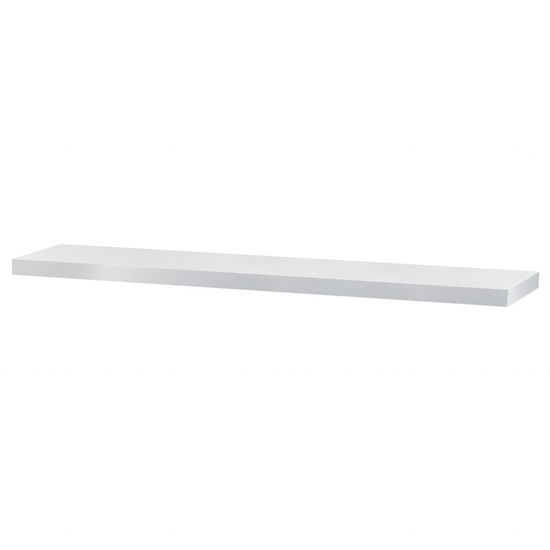 Autronic Stenska polica 120 cm, MDF, barva bela mat, pakirano v zaščitno folijo P-002 WT2