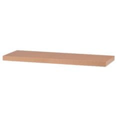 Autronic Stenska polica 80 cm, MDF, 3D naravni dekor bukev, pakirano v zaščitno folijo P-005 BUKEV