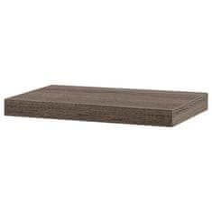 Autronic Stenska polica 40 cm, MDF, 3D hrastov dekor Sonoma temno, pakirano v zaščitno folijo P-023 SON2