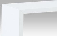 Autronic Stenska polica, komplet 3 kos, MDF, Bela barva mat, pakirano v zaščitno folijo P-008 WT2