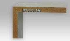 Autronic Stenska polica, komplet 3 kos, MDF, siva barva mat, pakirano v zaščitno folijo P-009 GREY2