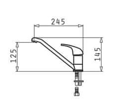 CASARREDO Pipe AZALIJA krom