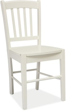 CASARREDO Jedilnica lesen stol CD-57 bela
