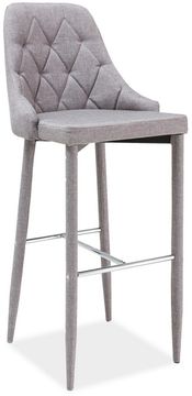 CASARREDO Bar oblazinjen stol TRIX H-1 siva