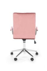Halmar Pisarniški stol Gonzo 4, roza