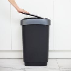 eoshop Koš za smeti TWIST 25L / srebro