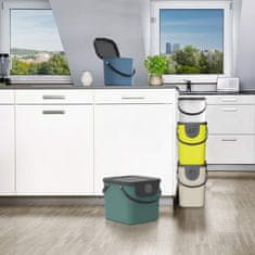 eoshop ALBULA škatlasti sistem za sortiranje odpadkov 40L - zelena