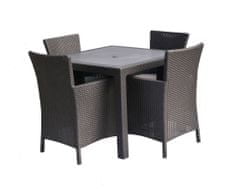 KETER IOWA (MONTANA) stol - rjav + sivo-rjava blazine