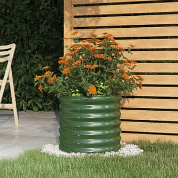 Vidaxl vidaXL Vrtno korito iz prašno barvanega jekla 40x40x36 cm