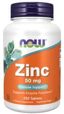 NOW Foods Cink (cinkov glukonat), 50 mg, 250 tablet