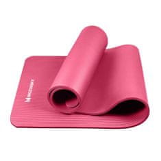slomart Gymnastic Yoga Premium protidrsna podloga za vadbo 10mm + ovitek, roza