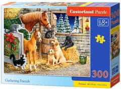 Castorland Puzzle Srečanje prijateljev v hlevu 300 kosov