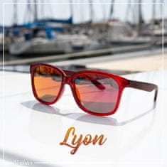 Verdster sončna očala Lyon Square oranžna stekla rdeča univerzalna
