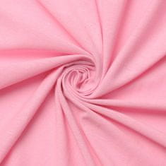 BabyMatex Prevleka iz jerseja z elastiko, 60x120, roza