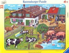 Ravensburger Sestavljanka živali na kmetiji 33 kosov