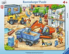 Ravensburger Puzzle Veliki gradbeni avtomobili 40 kosov