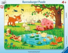 Ravensburger Puzzle Živali ob ribniku 42 kosov