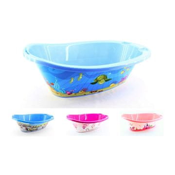 Plasty Love Otroška kopalna kad 82x48x27cm GOGO, mešani barvni dekor