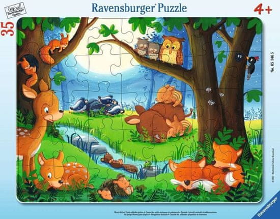 Ravensburger Puzzle Ko gredo vsi spat 35 kosov