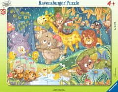 Ravensburger Puzzle Živali iz džungle 48 kosov