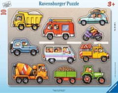 Ravensburger Vstavite 10 delov vozila