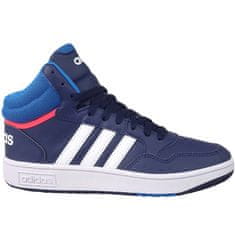 Adidas Čevlji košarkaška obutev mornarsko modra 39 1/3 EU Hoops Mid 30