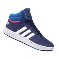 Adidas Čevlji košarkaška obutev mornarsko modra 38 2/3 EU Hoops Mid 30