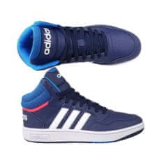 Adidas Čevlji košarkaška obutev mornarsko modra 38 2/3 EU Hoops Mid 30
