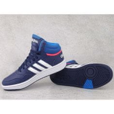 Adidas Čevlji košarkaška obutev mornarsko modra 39 1/3 EU Hoops Mid 30