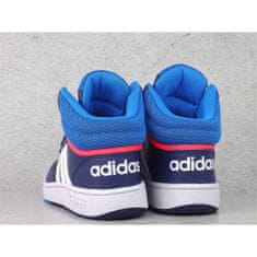 Adidas Čevlji košarkaška obutev mornarsko modra 35.5 EU Hoops Mid 30