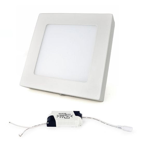 Berge LED panel KVADRATNI BRGD0127 170x170x35mm pritrjen - 12W - 230V - 1080Lm - nevtralna bela