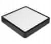 LED plošča kvadratne površine črna 30x30x3,5cm - 24W - 1900Lm - nevtralna bela