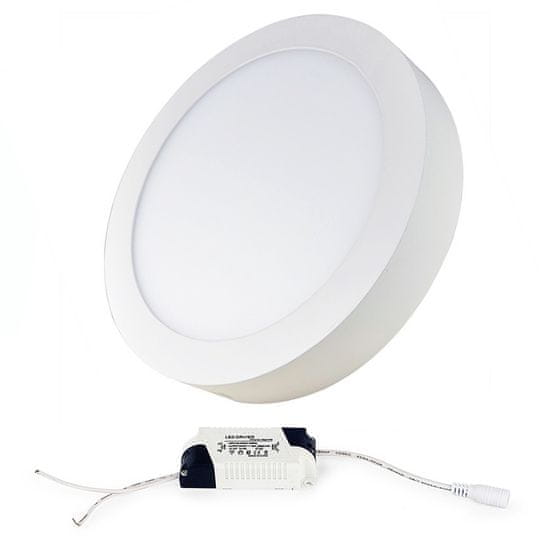 Berge LED panel KROG BRGD0120 300x35mm pritrjen - 24W - 230V - 1700Lm - topla