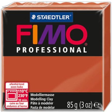 Rayher.	 FIMO Prof polimerna masa 74, terakota, 85g