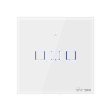 Sonoff Svetlobno stikalo na dotik WiFi T0 EU TX (3-kanalno)