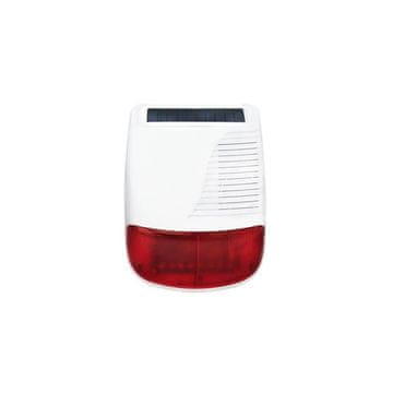 PGST Brezžična zunanja stroboskopska sirena na sončno energijo PE-520 Aplikacija Tuya