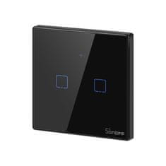 Sonoff Svetlobno stikalo na dotik WiFi + RF 433 Sonoff T3 EU TX (2-kanalno)