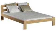 eoshop Lesena zakonska postelja Sara 180x200 cm iz masivnega bora + letveni pod ZDARMA