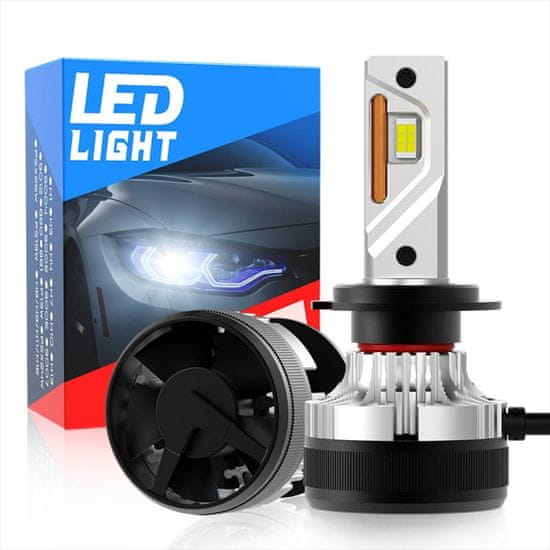 AMIO LED kit set žarnic G12 H7 6000lm 12V Canbus
