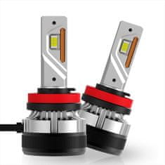 AMIO LED kit set žarnic G12 H8 H9 H11 6000lm 12V Canbus