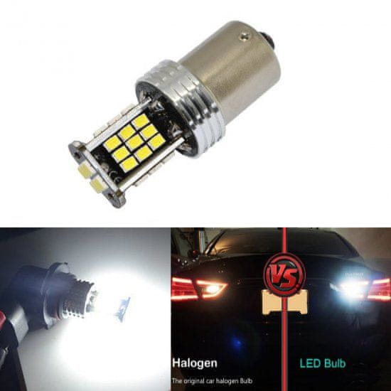 Mstyling LED žarnica BA15S 1156 30SMD 3020 can-bus SUPER svetilnost