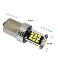 Mstyling LED žarnica BA15S 1156 30SMD 3020 can-bus SUPER svetilnost