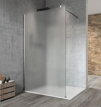 Gelco VARIO KROM enostenska tuš pregrada z matiranim steklom 900 mm, 2000 mm višina