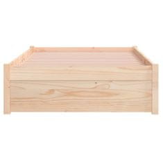 Vidaxl Posteljni okvir iz trdnega lesa 90x200 cm