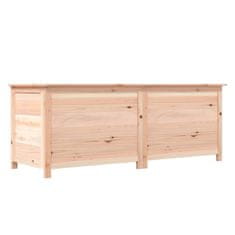 Vidaxl Zunanja škatla za blazine 150x50x56 cm trden les jelke