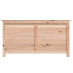 Vidaxl Zunanja škatla za blazine 100x50x56 cm trden les jelke