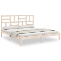 Vidaxl Posteljni okvir iz trdnega lesa 180x200 cm 6FT